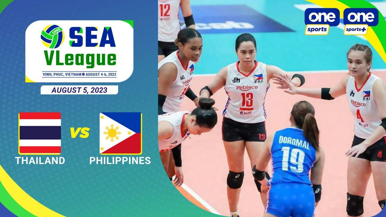 Philippines overwhelmed by Thailand in SEA V.League OneSports.PH